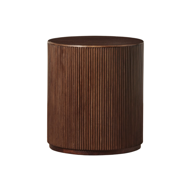 Gabriella Side Table, Dark Brown