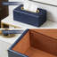 Couvercle de boîte à mouchoirs rectangulaire de luxe avec fermeture magnétique, support en cuir PU imperméable pour boîtes à mouchoirs standard 120-160, organisateur de maison et de bureau décoratif