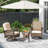 3 Pcs Patio Swivel Rocker Set Gliding Bistro Furniture Set With Tempered Glass Table-594059709