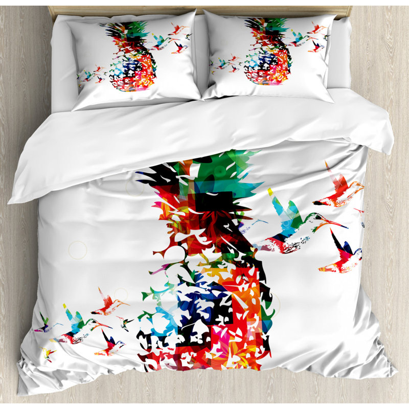Moskell Duvet Cover Set, 155 x 220 cm - 2 Pillowcases (80 x 80 cm)