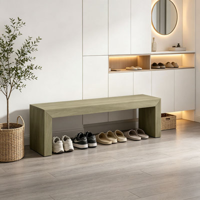 Banc de salle à manger en bois d'acacia