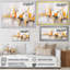 «Gray Yellow Symmetometric Abstract», reproduction sur toile-1129277322-1129277321