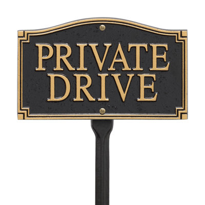 Private Drive Garden Sign