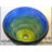 Novatto 16.5'' Blue Glass Circular Bathroom Sink