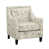 Black/Beige Textual Polyester Blend