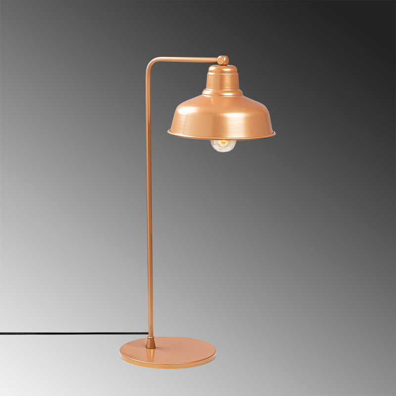 Lampe de bureau 21,65 po Excalibur, Cuivre