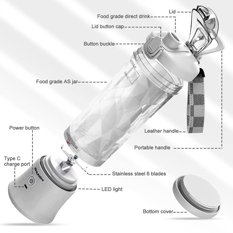 Personal Blender with Stainless Steel Travel Bottle/Container
