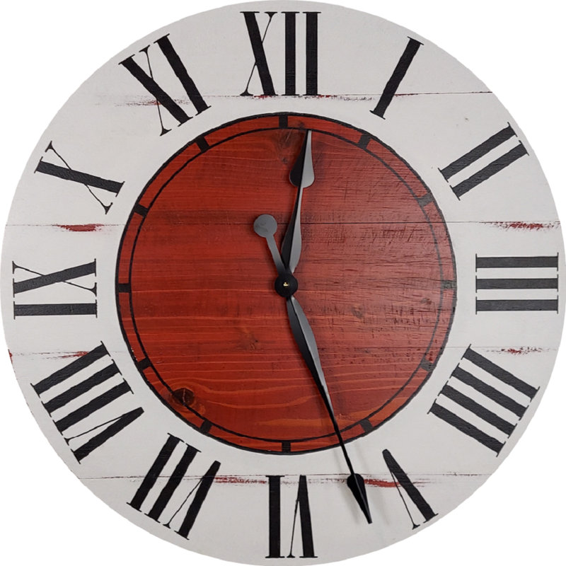 Horloge murale Boden, Très grand, Rouge