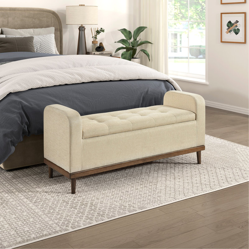Banc de chambre Mid-Century