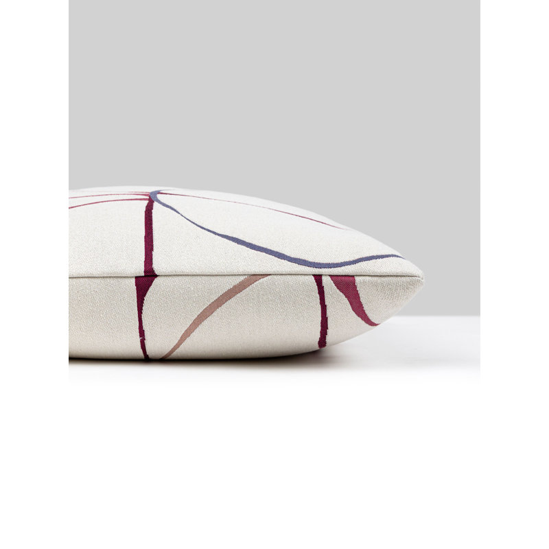 Coussin en coton réversible