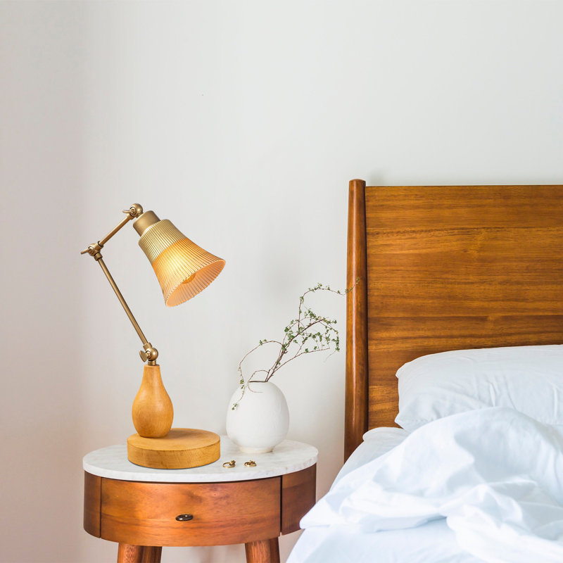 Solid Wood Desk Lamp