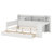 Daybed With Storage Shelves, Multi-Functional Bed With Two Storage Drawers And Study Desk-1998496454