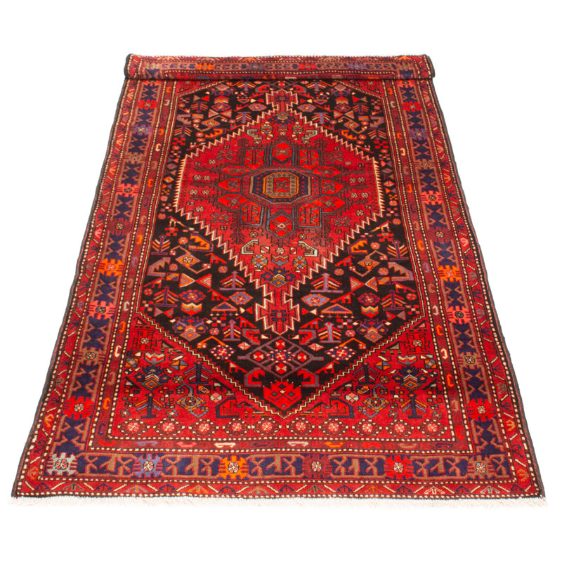 Tapis rouge Anatolian Vintage 4 pi 9 po x 9 pi 2 po