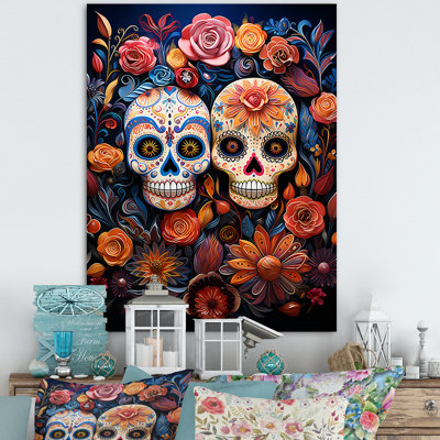 Art mexicain, jour des morts 4 - Art mural mexicain