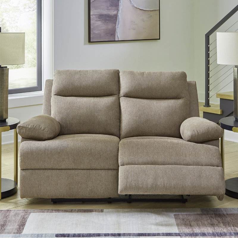 Needham Reclining Loveseat, Beige