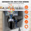 Broyeur de déchets alimentaires, 1,25 ch 3360 tr/min, alimentation continue, système de broyage des déchets alimentaires à fixation par 3 boulons avec réduction du bruit, cordon d'alimentation et protection anti-éclaboussures pour éviers de cuisine