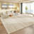 Tapis rectangulaire de style crème avec envers antidérapant-866092207