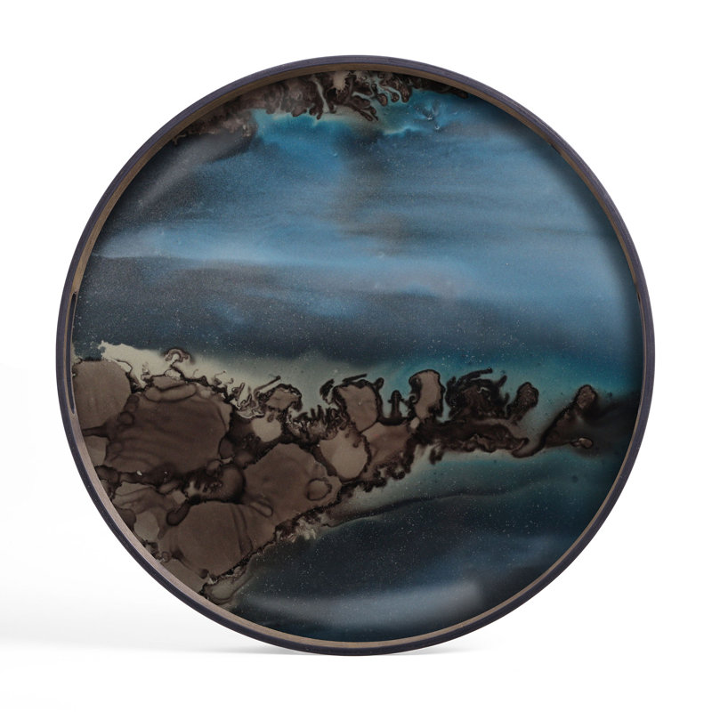Linear Flow Decorative Tray