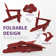Wolak High Density Polyethylene Folding Adirondack Chair
