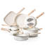 19 Piece Pots and Pans Set Granite Nonstick Kitchen Cookware Induction-112772803