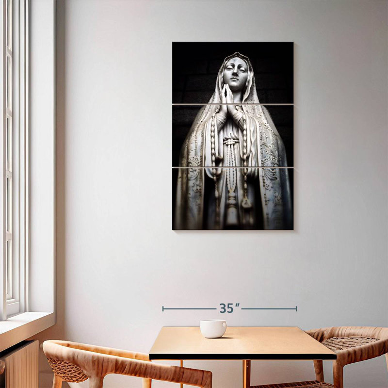 Leisha Catholic Mary Statue, 57" H x 36" W