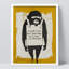 «Banksy Smile Girl Graffiti» sur papier-98267065-98267066