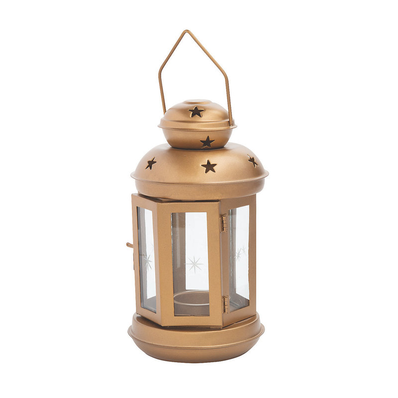 9.9'' H Metal Tabletop Lantern