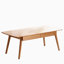 Table, table basse et bureau polyvalent en bois massif avec tablette de rangement