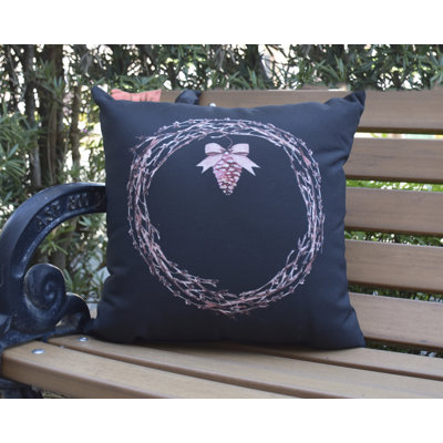 Housse et insert de coussin carré extérieur Winter Holiday