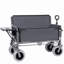 Le chariot pliable 3-en-1 se convertit en un chariot de chariot pliant convertible avec un plateau pliable monté à l'arrière-763431778
