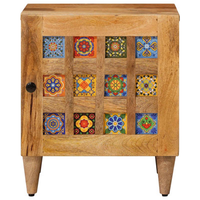 40cm W Solid Wood Bedside Table