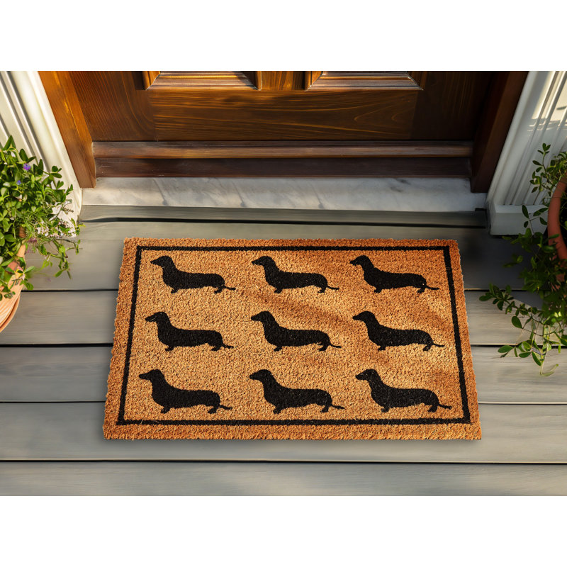 Rennetta Non-Slip Animal Print Indoor Doormat