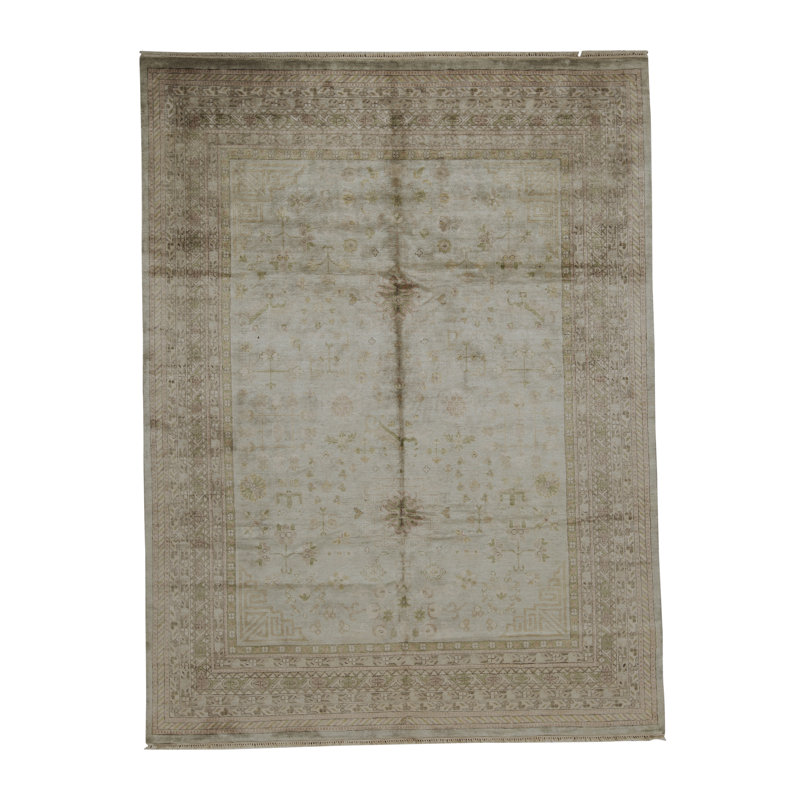 Hand Woven Silk Oriental Area Rug