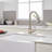 Single-Handle Pull-Down Sprayer 3 Spray High Arc Kitchen Faucet With Deck Plate-107803388