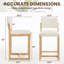 Tabouret de bar Mid-Century Teddy