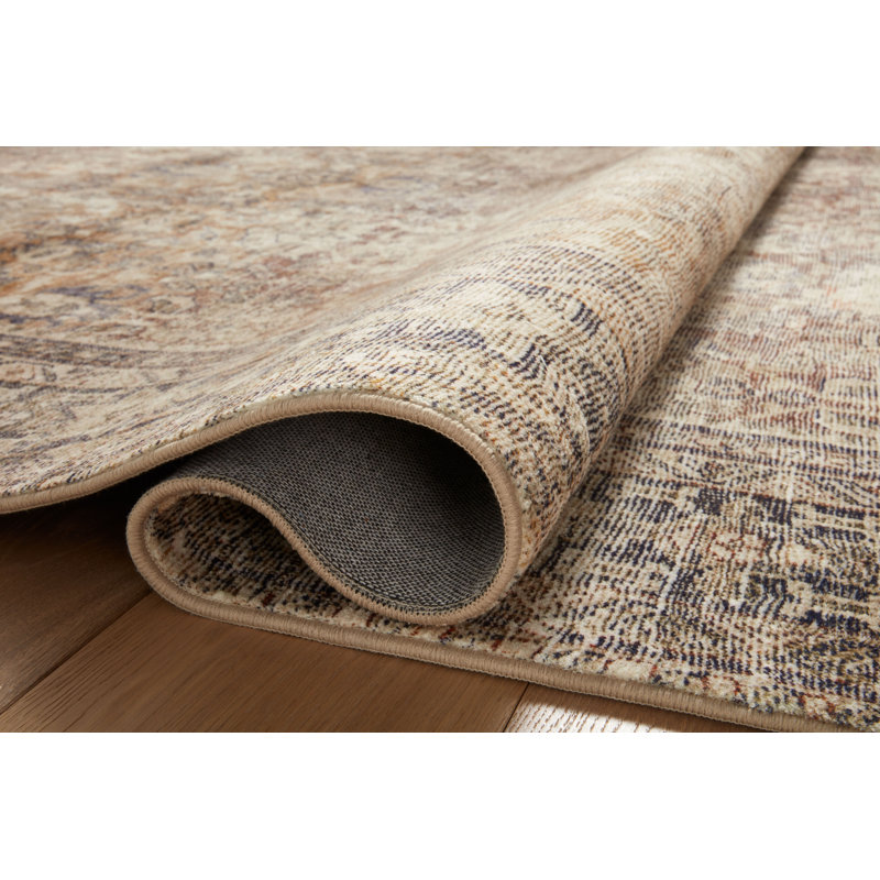 Vintage Sunset Ink Plush Rectangular Area Rug, 2' x 3'6"