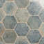 Kalay 9" Hexagon Polished Porcelain Tile-189182013