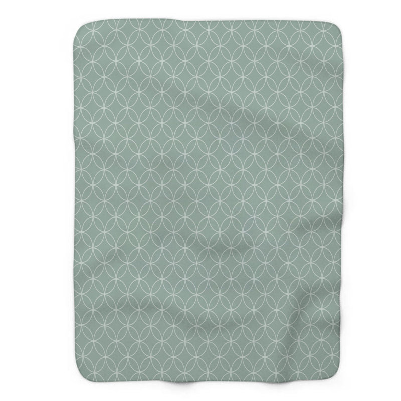 Couverture raffinée en sherpa 1 pièce, Grand lit