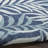 Alizay Floral Polypropylene Indoor/Outdoor Area Rug in White/Navy Blue-1225729761