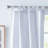 Mini Check Tabtop Light Filtering White/Dark Grey Curtain Panel Pair (Set of 2)-75050672