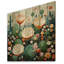 «Kavantzas Coral Green Cactus Desert Blooms Pointillism II» sur impression sur bois-1218913988