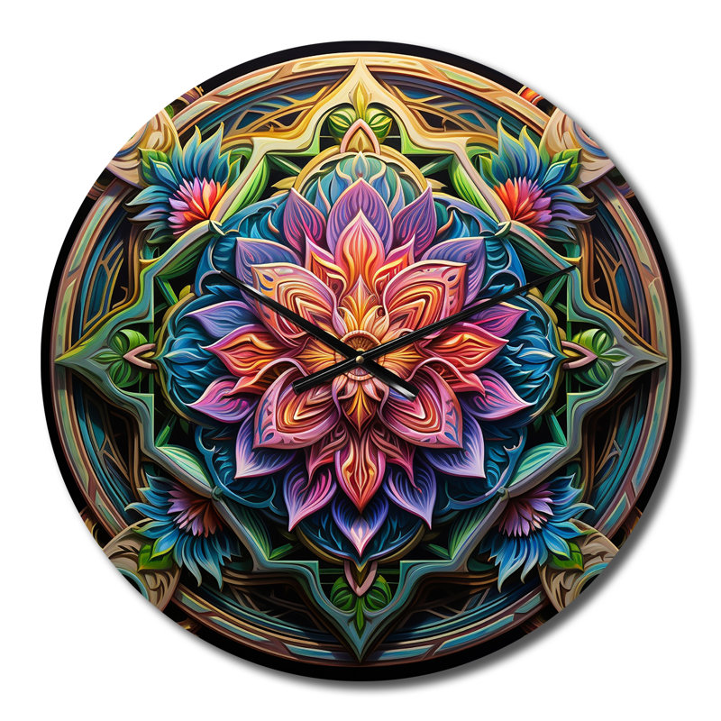 Ancienne horloge murale Mandala I, Petit