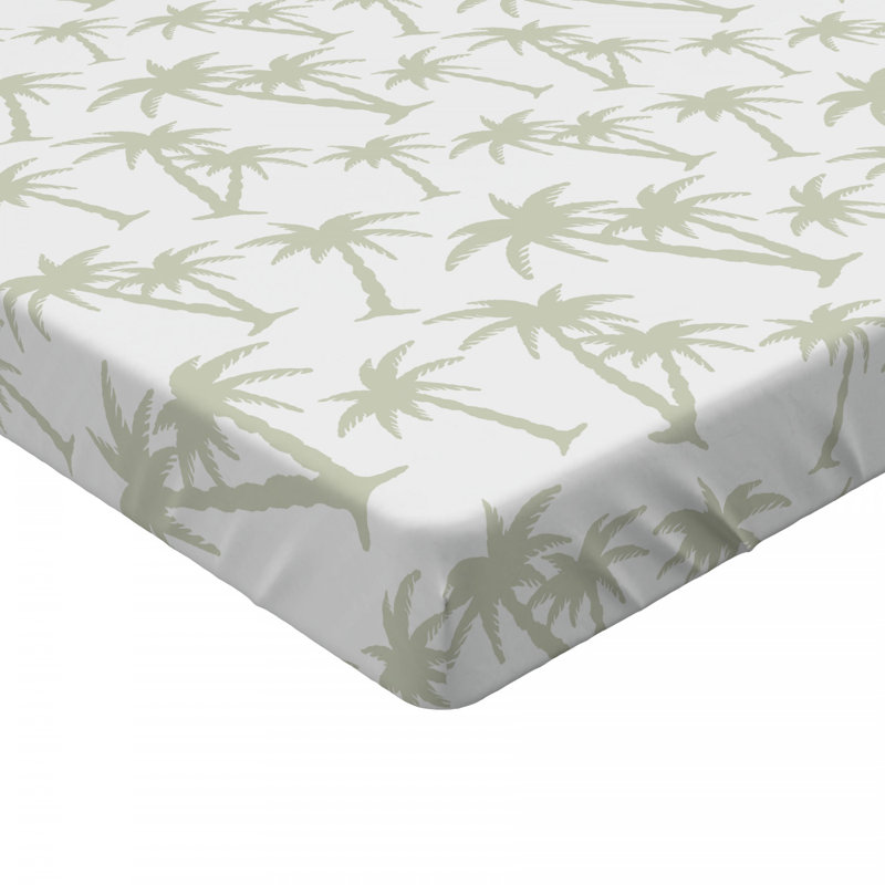 Microfiber Floral Fitted Sheet, Twin XL Fitted Sheet