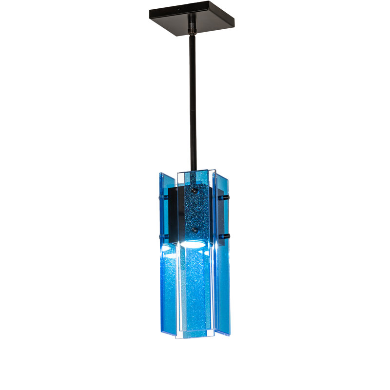 Shutter Meyda 1 - Light Pendant, Black, Blue