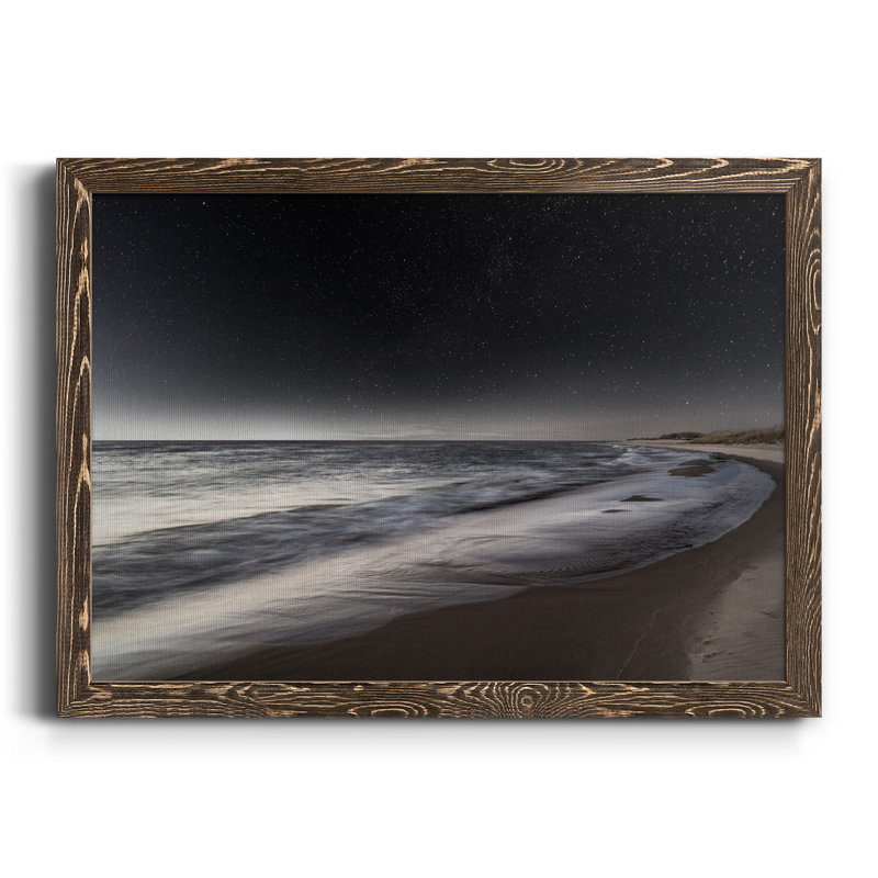 Nuit magique - photographie sur toile encadrée, H 20 po x l 17 po x P 1,5 po, Noyer