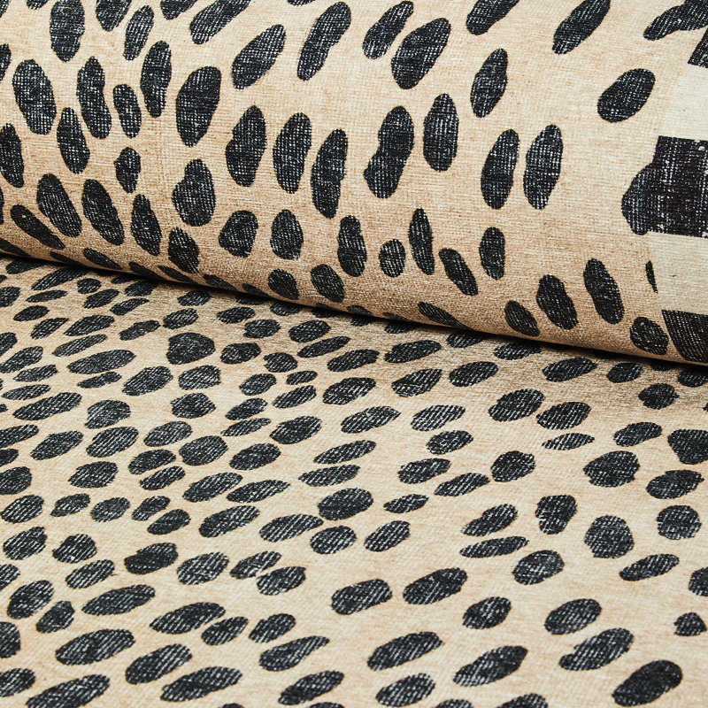 Snow Leopard 2'6" X 10' Washable Runner