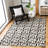Patricio Studio Leather Hand Woven Leather Geometric Rug-24292842