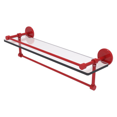 Tablette en verre avec barre à serviettes P1000