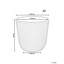 Set of 2 Plant Pots DRABA 44 cm Beige