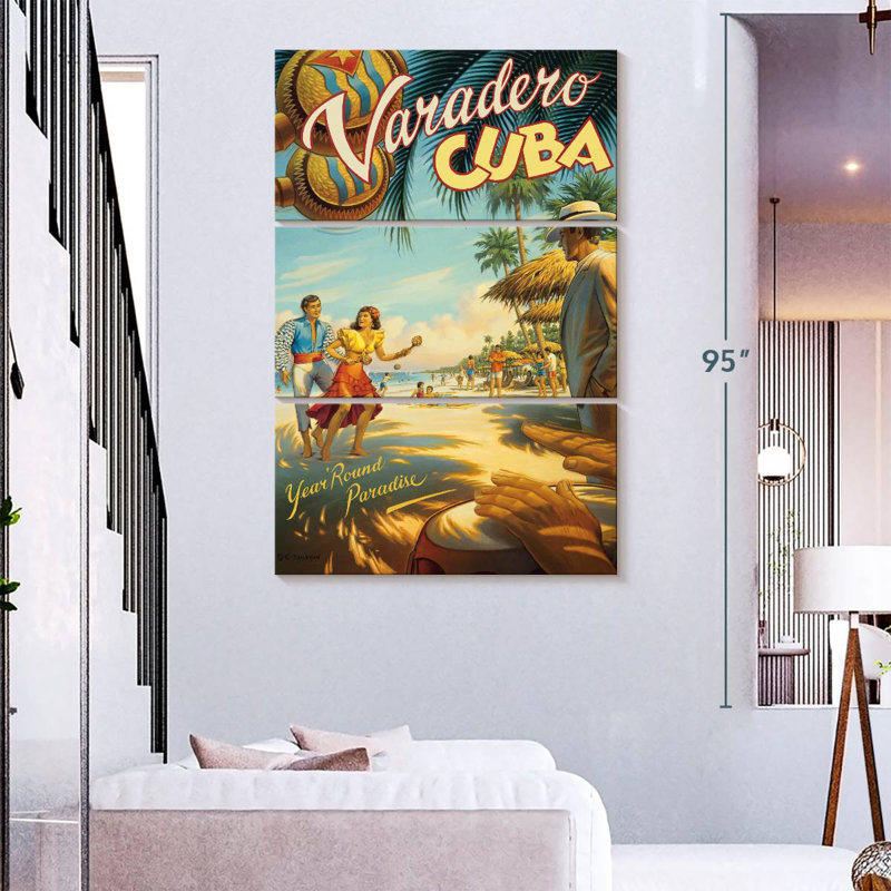 Gillard Varadero Cuba, 74" H x 48" W